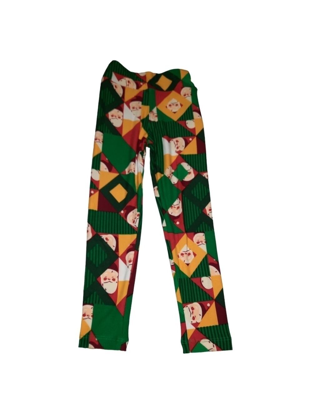 LuLaRoe Girls Santa Leggings Size Small/Medium NWOT